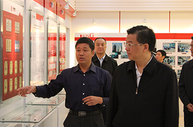 福建省委常委、省紀(jì)委書記倪岳峰調(diào)研虹潤(rùn)公司